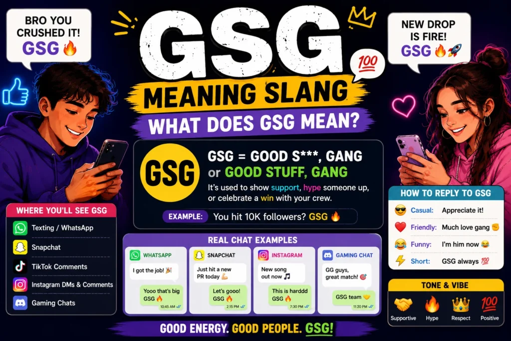 What Does GSG Mean in Slang? Viral Meaning Explained
