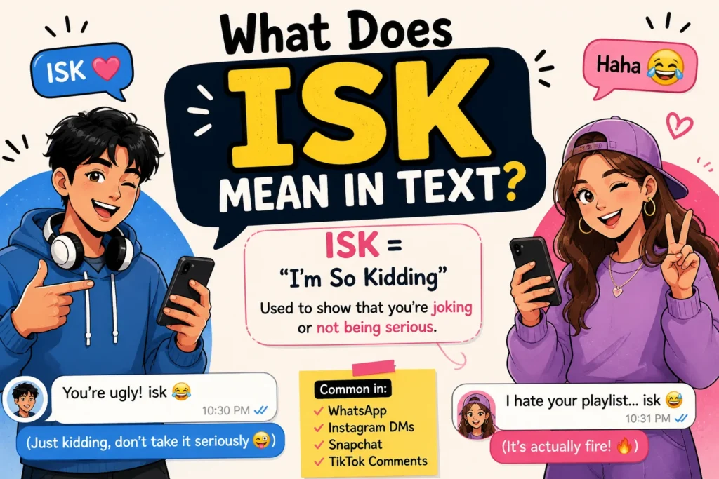What Does ISK Mean in Text? Real Meaning Explained