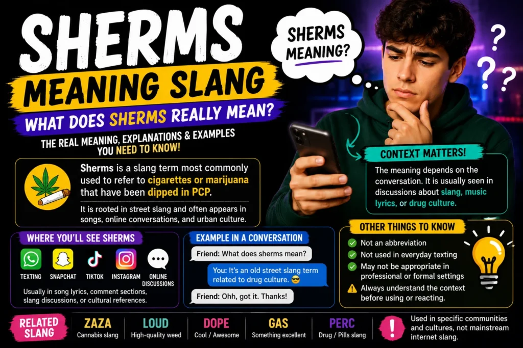 Sherms Meaning Slang: What Does Sherms Mean?