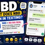 What Does NBD Mean in Texting? The Meaning Everyone Uses
