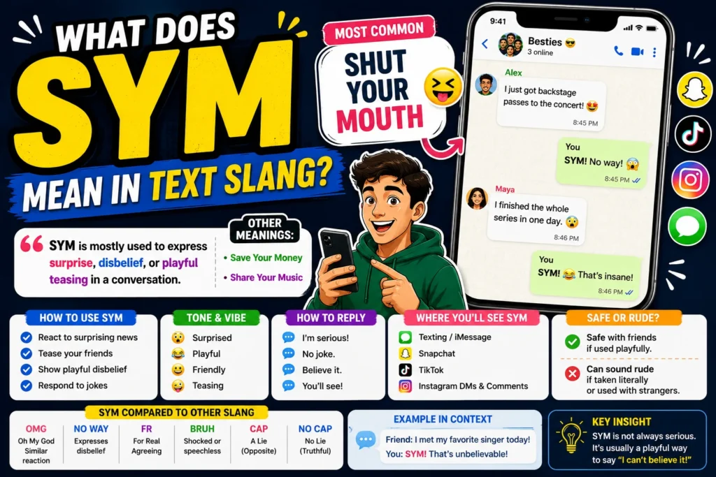 What Does SYM Mean in Text Slang? Real Meaning & Chat Examples
